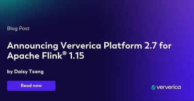 Announcing Ververica Platform 2.7 for Apache Flink® 1.15